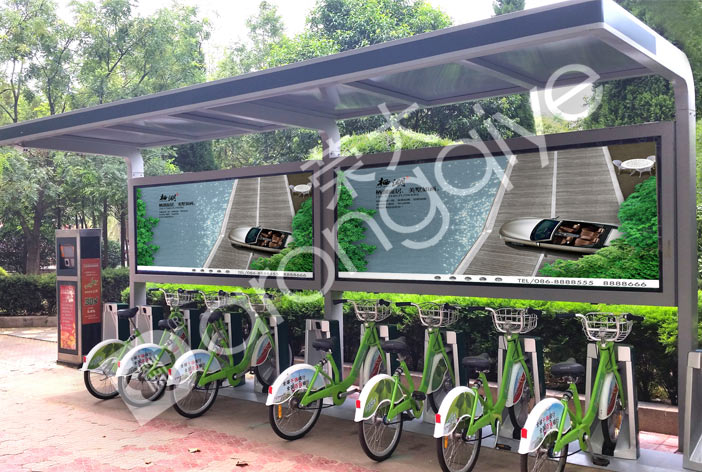 連云港公共自行車亭效果圖