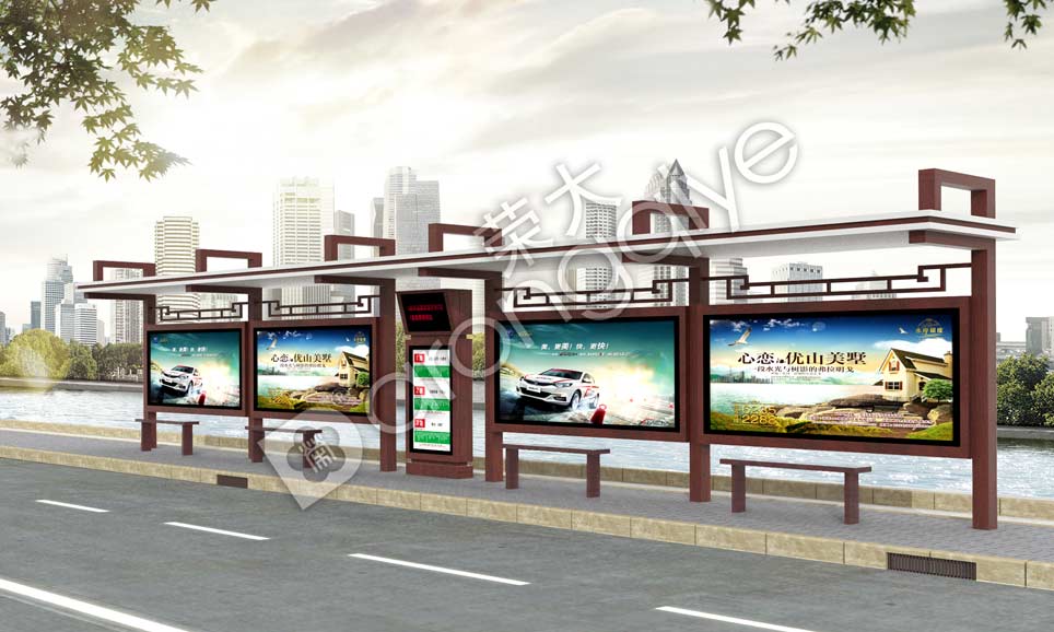 新品公交候車(chē)亭圖三